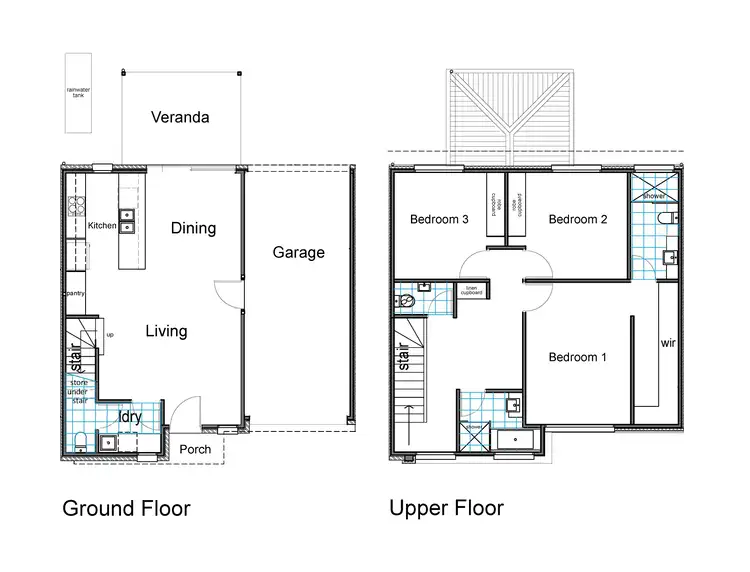 Floorplan of Homely townhouse listing, 3/25 Brooker Terrace, Richmond SA 5033