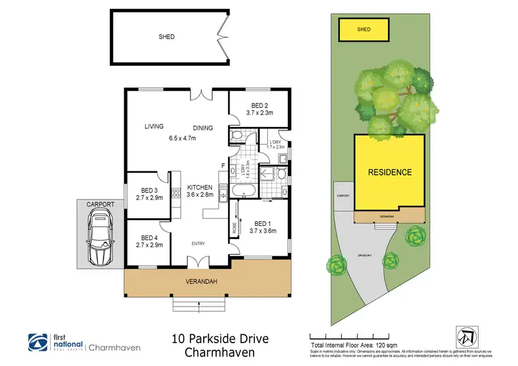 Floorplan of Homely house listing, 10 Parkside Drive, Charmhaven NSW 2263