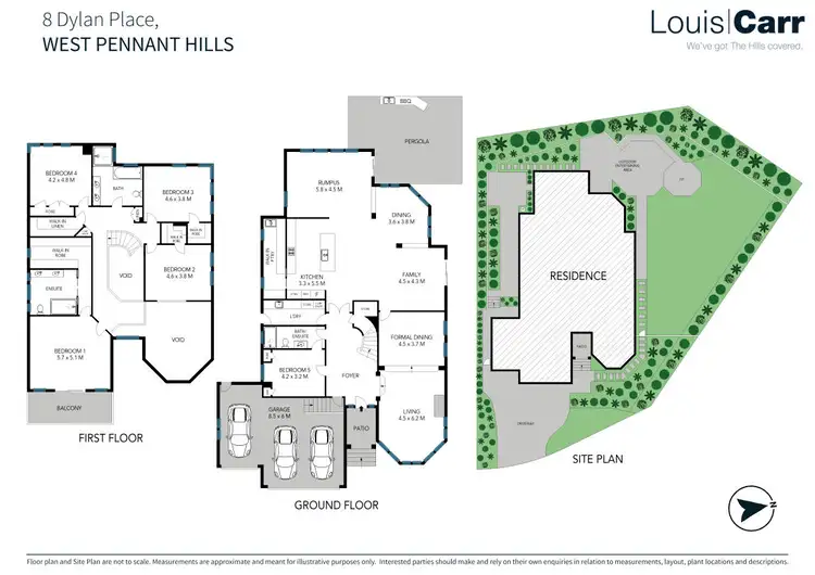 Floorplan of Homely house listing, 8 Dylan Place, West Pennant Hills NSW 2125