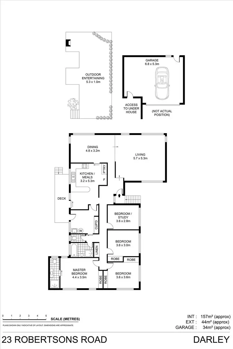 Floorplan of Homely house listing, 23 Robertsons Road, Darley VIC 3340
