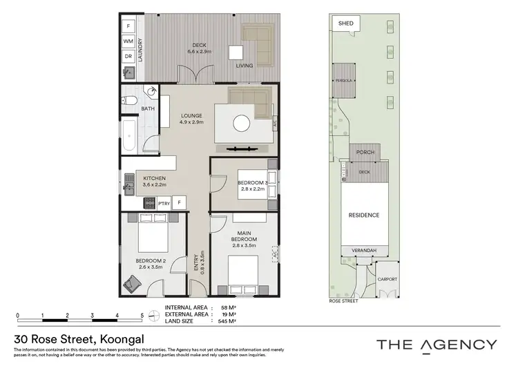 Floorplan of Homely house listing, 30 Rose Street, Koongal QLD 4701