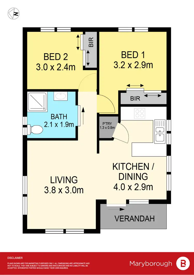 Floorplan of Homely house listing, 66a Boyce Street, Avoca VIC 3467