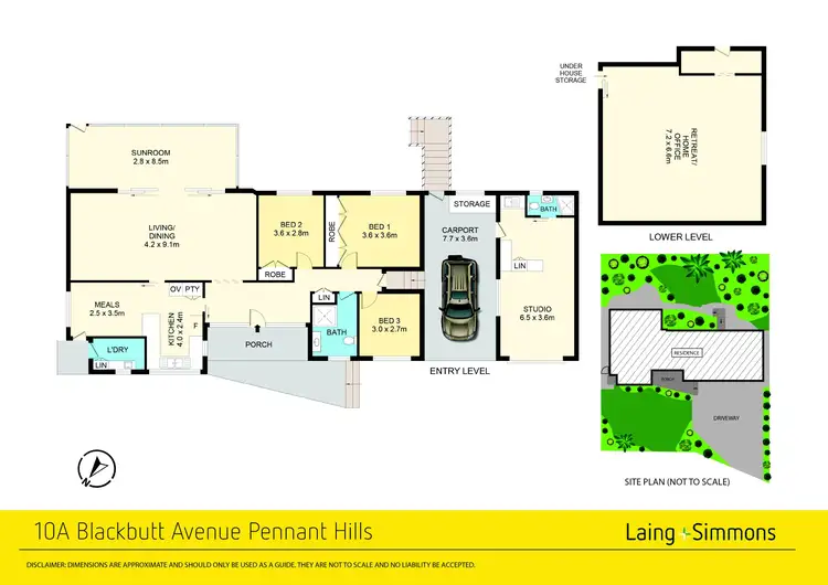 Floorplan of Homely house listing, 10A Blackbutt Avenue, Pennant Hills NSW 2120