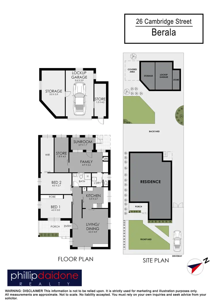 Floorplan of Homely house listing, 26 Cambridge Street, Berala NSW 2141