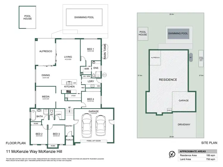 Floorplan of Homely house listing, 11 McKenzie Way, Mckenzie Hill VIC 3451