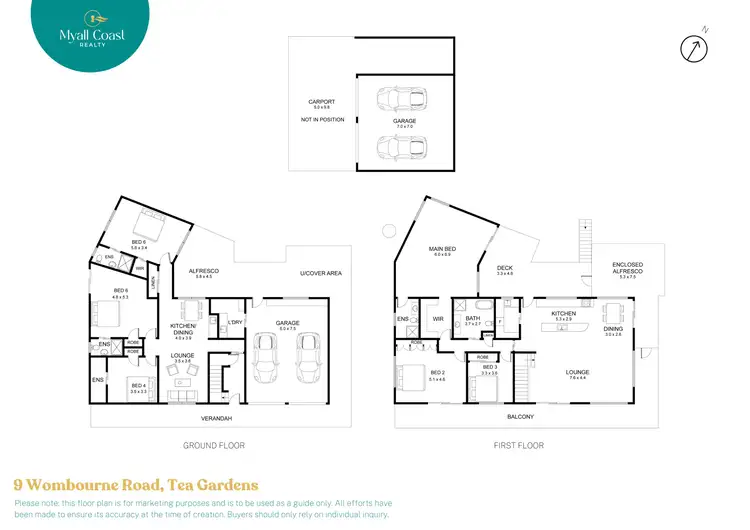 Floorplan of Homely house listing, 9 Wombourne Road, Tea Gardens NSW 2324