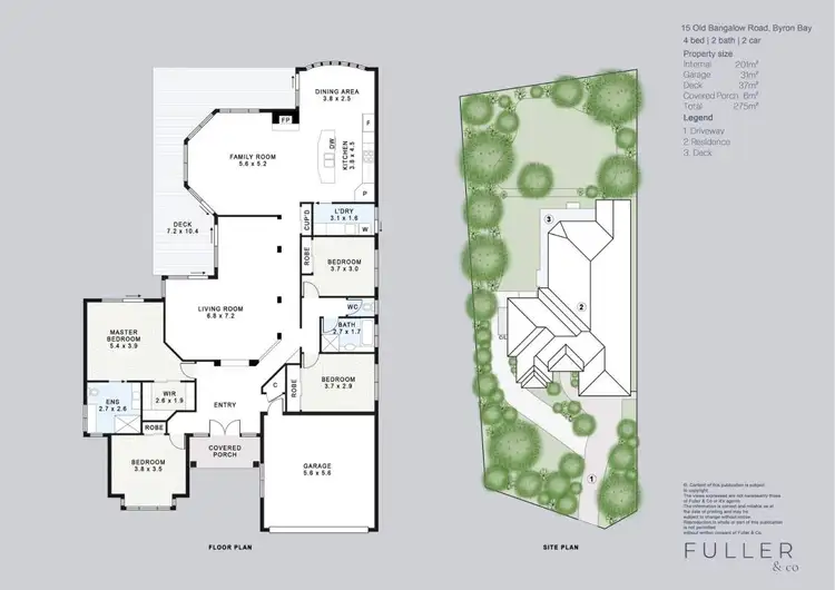 Floorplan of Homely house listing, 15 Old Bangalow Road, Byron Bay NSW 2481