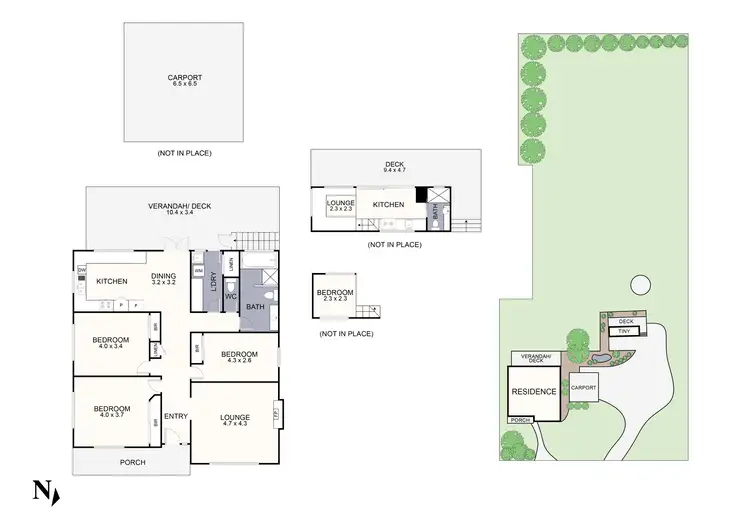 Floorplan of Homely house listing, 1B Lalors Lane, Healesville VIC 3777
