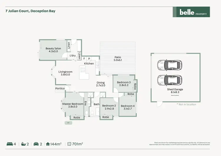 Floorplan of Homely house listing, 7 Julian Court, Deception Bay QLD 4508