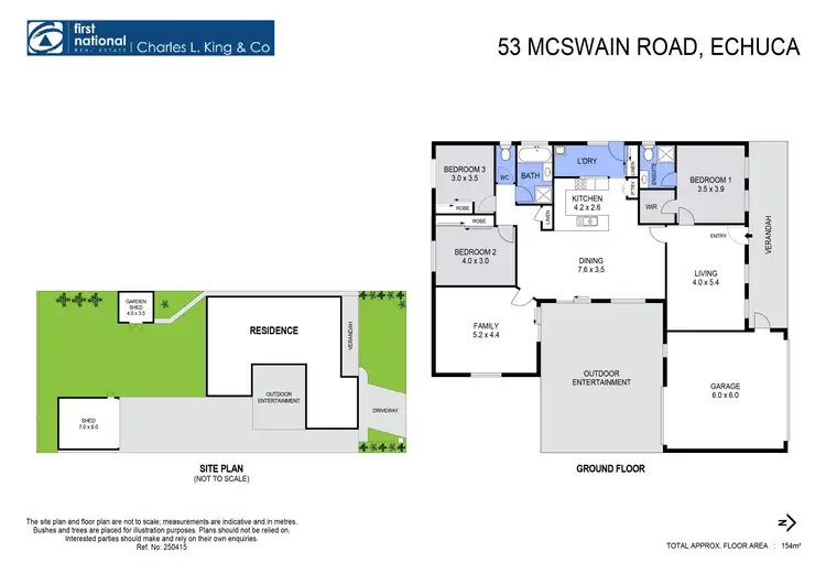 Floorplan of Homely house listing, 53 Mcswain Road, Echuca VIC 3564