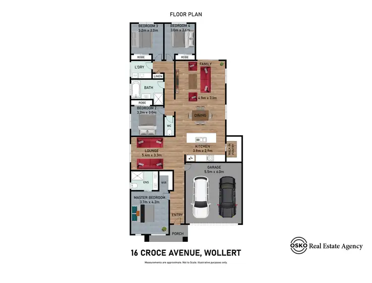 Floorplan of Homely house listing, 16 Croce Avenue, Wollert VIC 3750