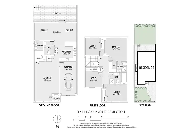 Floorplan of Homely semi-detached listing, 11A Lindsay Avenue, Ermington NSW 2115