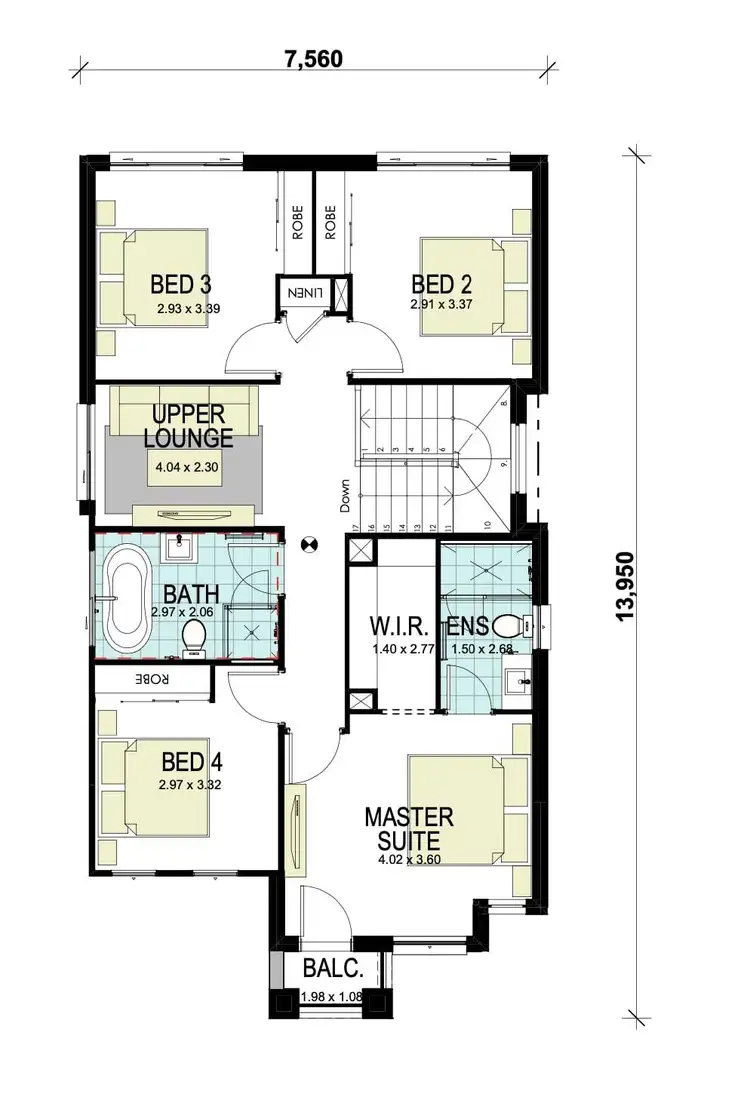 Floorplan of Homely house listing, 16 Jasper Way, Leppington NSW 2179