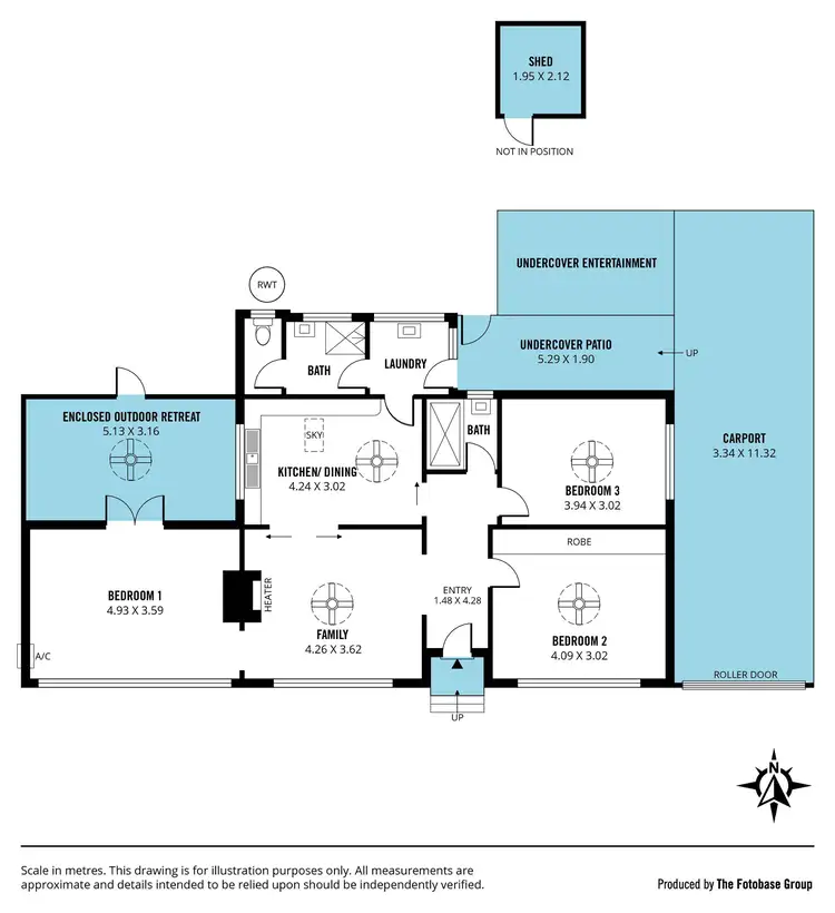 Floorplan of Homely house listing, 151 Murray Road, Port Noarlunga SA 5167