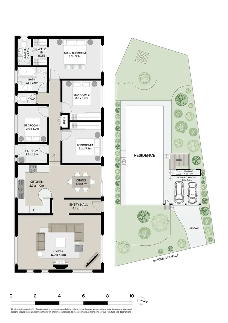 Floorplan of Homely house listing, 10 Blackbutt Circle, Mount Riverview NSW 2774