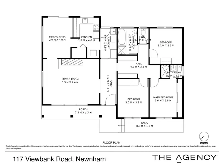 Floorplan of Homely house listing, 117 Viewbank Road, Newnham TAS 7248