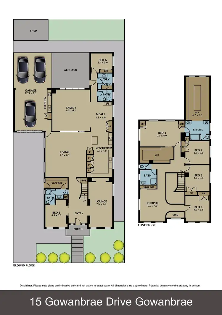 Floorplan of Homely house listing, 15 Gowanbrae Drive, Gowanbrae VIC 3043