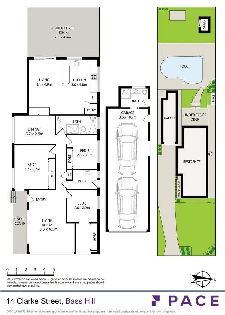 Floorplan of Homely house listing, 14 Clarke Street, Bass Hill NSW 2197