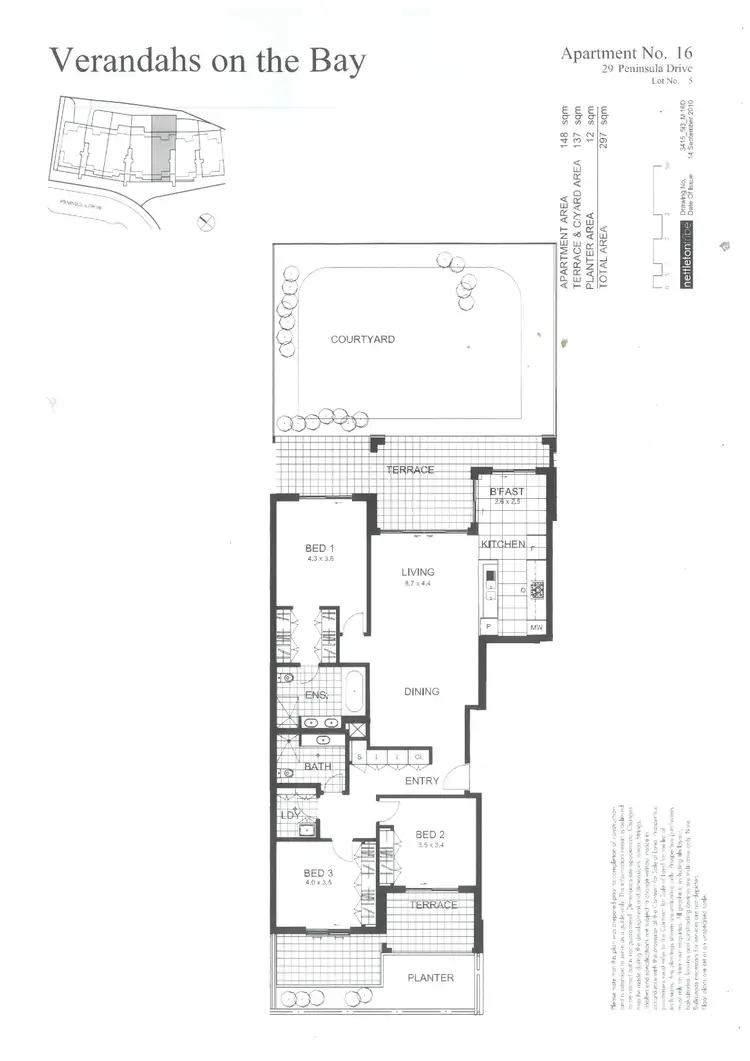 Floorplan of Homely apartment listing, 16/27-33 Peninsula Drive, Breakfast Point NSW 2137