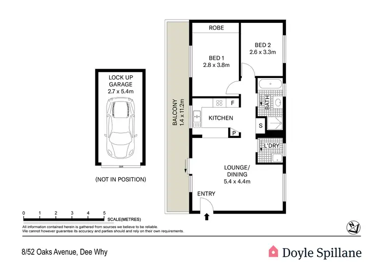 Floorplan of Homely apartment listing, 8/52 Oaks Avenue, Dee Why NSW 2099