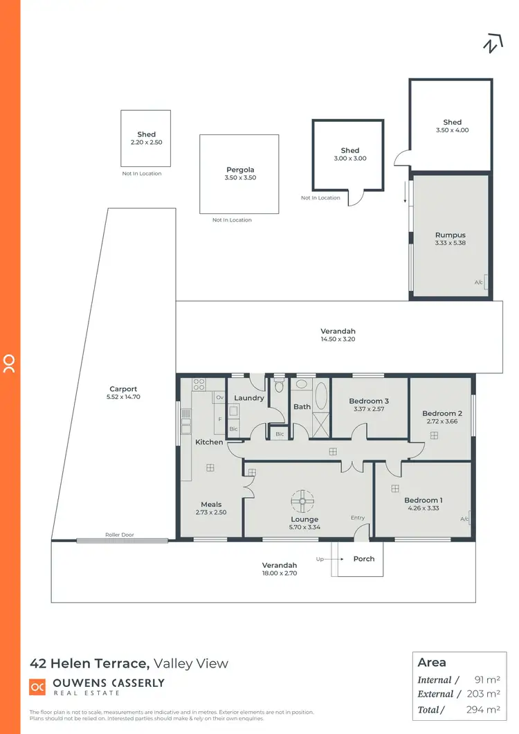 Floorplan of Homely house listing, 42 Helen Terrace, Valley View SA 5093