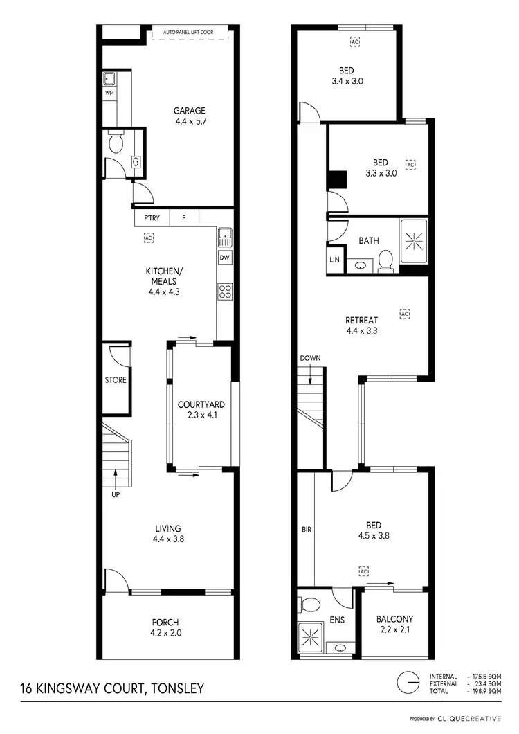 Floorplan of Homely house listing, 16 Kingsway Court, Tonsley SA 5042