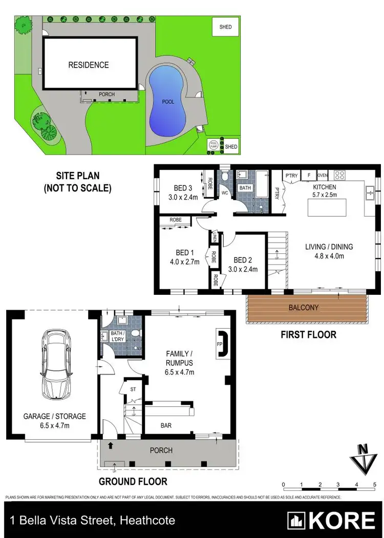 Floorplan of Homely house listing, 1 Bella Vista Street, Heathcote NSW 2233