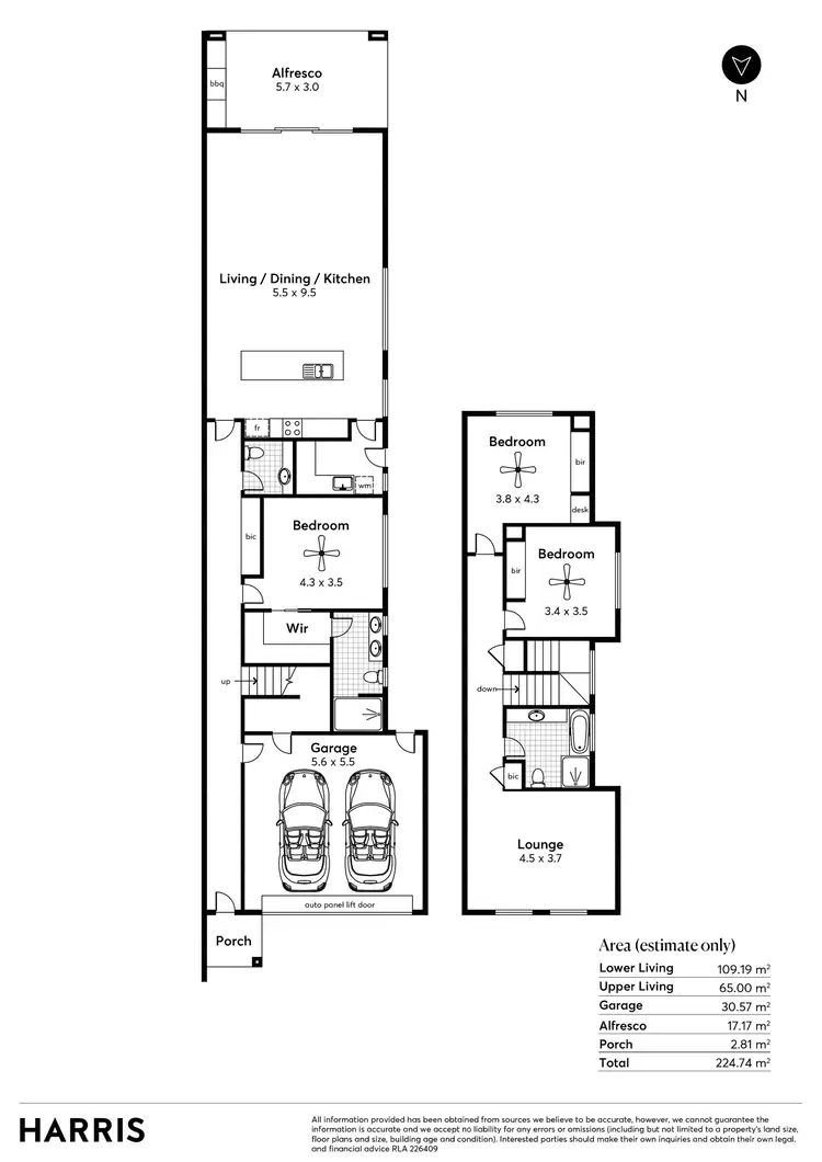 Floorplan of Homely house listing, 10 Pine Avenue, Warradale SA 5046