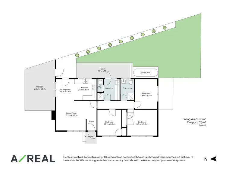 Floorplan of Homely townhouse listing, 1/3 Silverton Drive, Ferntree Gully VIC 3156