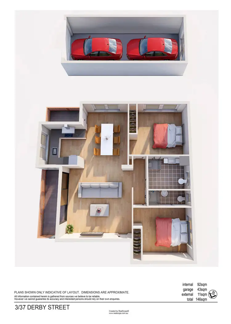 Floorplan of Homely unit listing, 3/37 Derby Street, Coorparoo QLD 4151