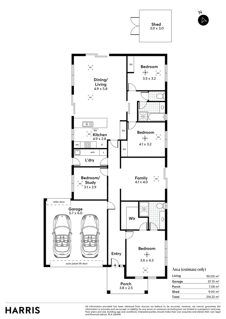 Floorplan of Homely house listing, 2 Barbon Lane, Smithfield Plains SA 5114