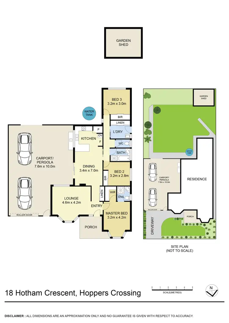 Floorplan of Homely house listing, 18 Hotham Crescent, Hoppers Crossing VIC 3029