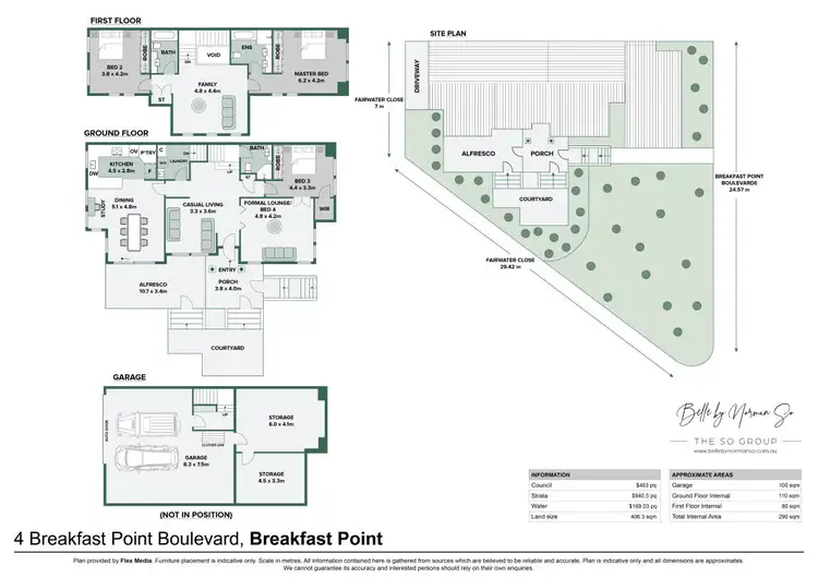 Floorplan of Homely townhouse listing, 4 Breakfast Point Boulevard, Breakfast Point NSW 2137