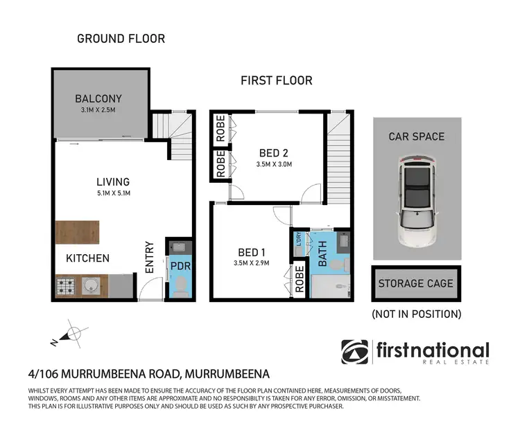 Floorplan of Homely apartment listing, 4/106 Murrumbeena Road, Murrumbeena VIC 3163