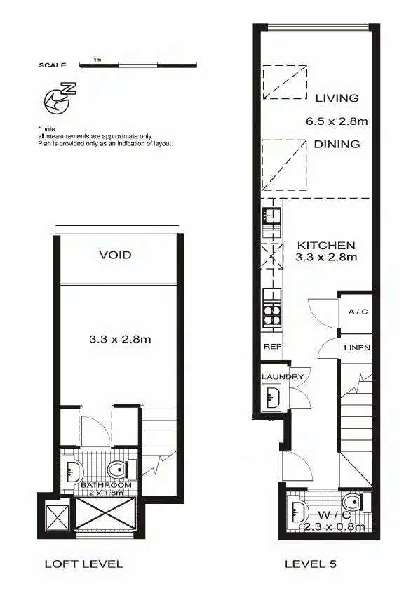 Floorplan of Homely apartment listing, 564/6 Cowper Wharf Roadway, Woolloomooloo NSW 2011