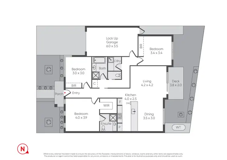 Floorplan of Homely townhouse listing, 2B Kearney Avenue, Altona VIC 3018