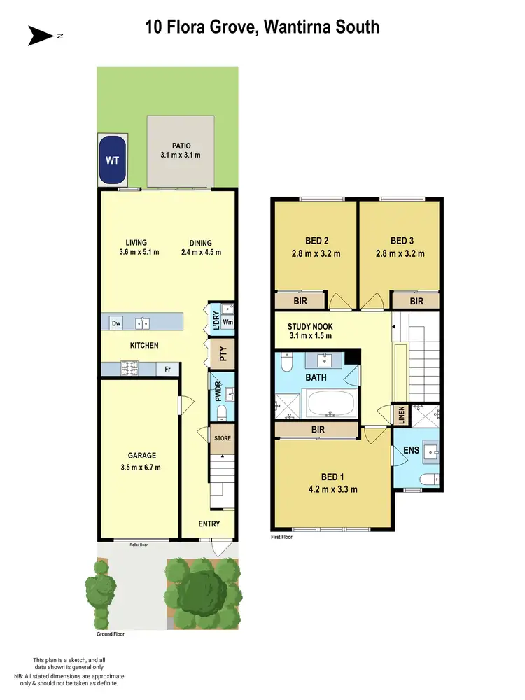 Floorplan of Homely house listing, 10 Flora Grove, Wantirna South VIC 3152