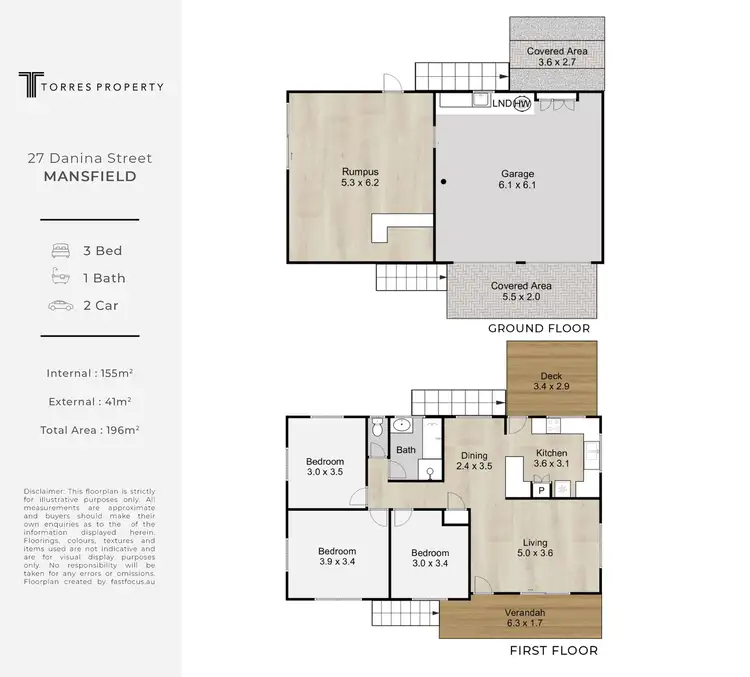 Floorplan of Homely house listing, 27 Danina Street, Mansfield QLD 4122