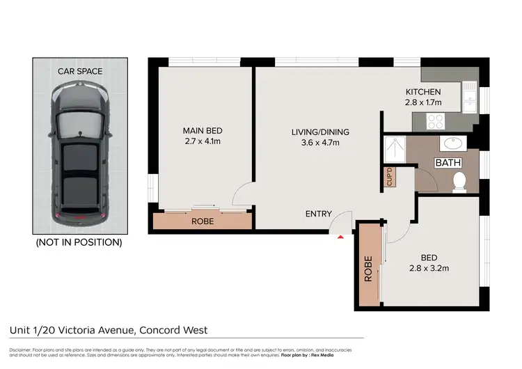 Floorplan of Homely unit listing, 1/20 Victoria Avenue, Concord West NSW 2138