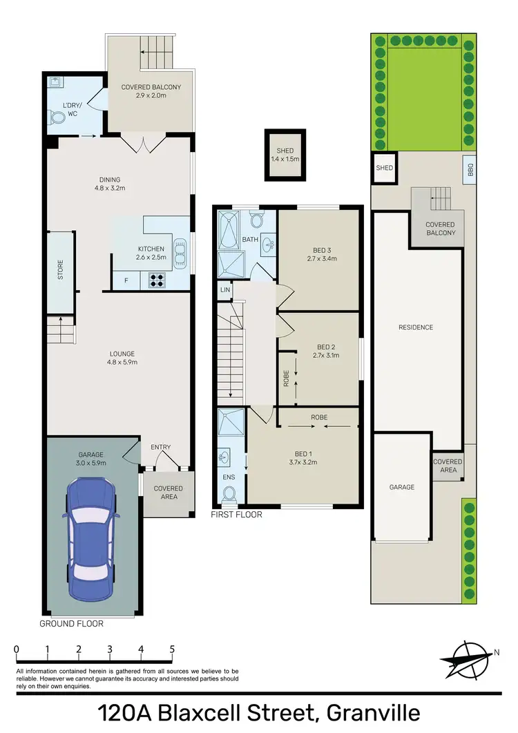 Floorplan of Homely house listing, 120A Blaxcell Street, Granville NSW 2142