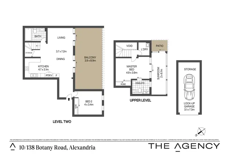 Floorplan of Homely apartment listing, 10/138 Botany Road, Alexandria NSW 2015