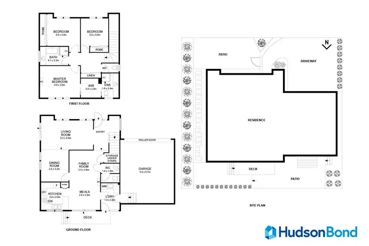 Floorplan of Homely townhouse listing, 3/47 John Street, Templestowe Lower VIC 3107
