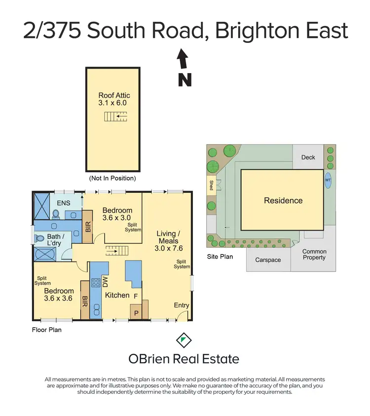 Floorplan of Homely unit listing, 2/375 South Road, Brighton East VIC 3187