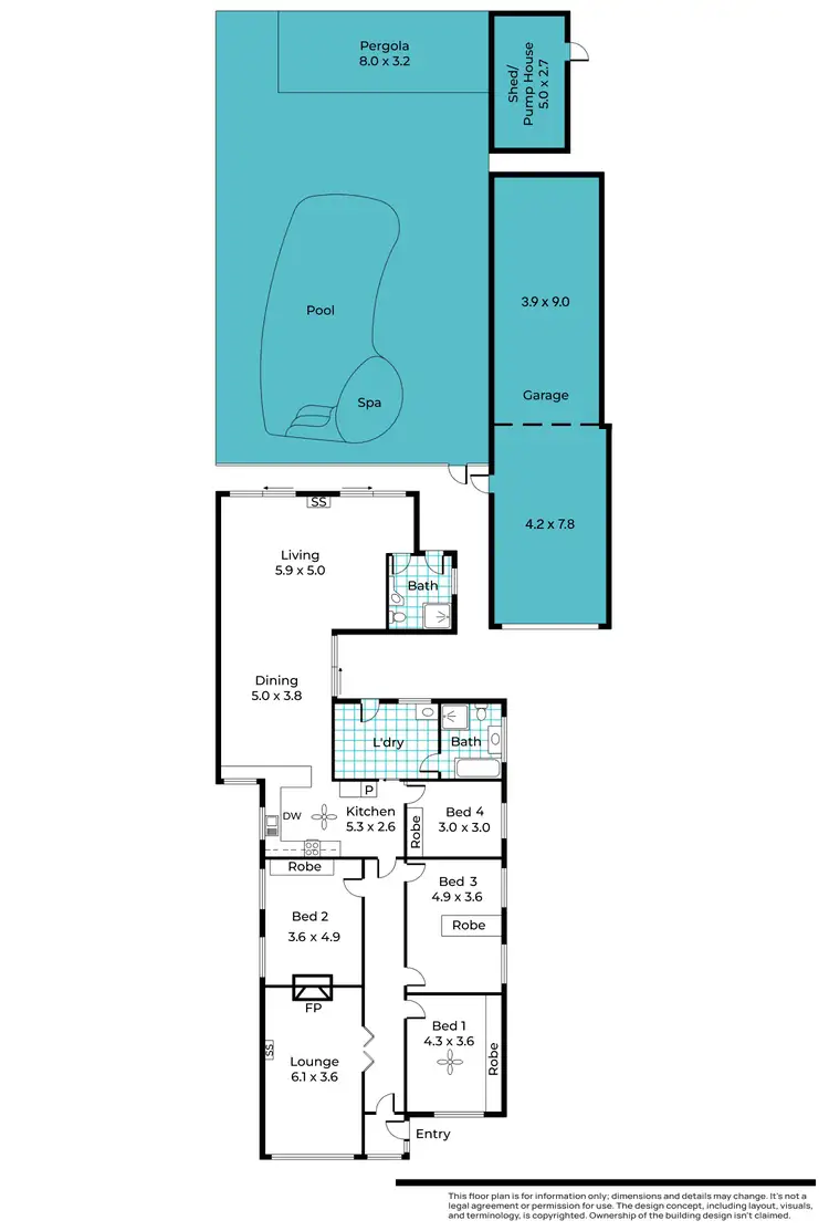Floorplan of Homely house listing, 12 Wellington Street, Glandore SA 5037
