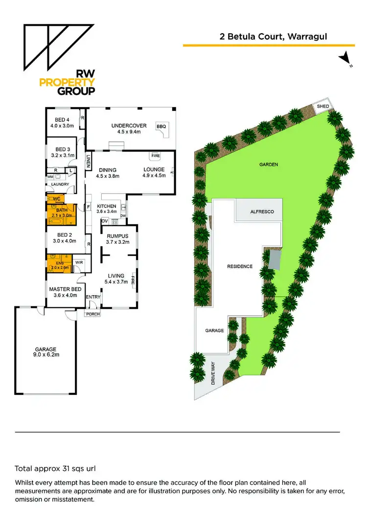 Floorplan of Homely house listing, 2 Betula Court, Warragul VIC 3820
