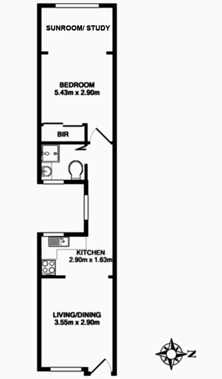 Floorplan of Homely apartment listing, 3/121 Macleay Street, Potts Point NSW 2011