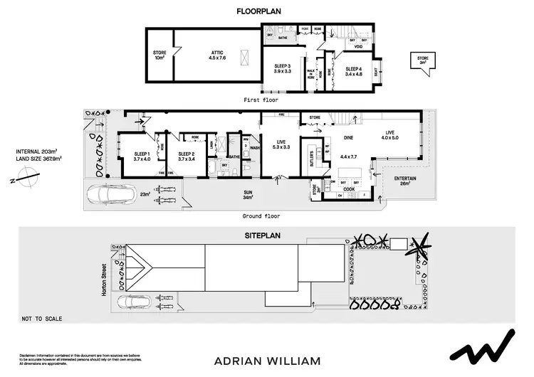 Floorplan of Homely house listing, 38 Horton Street, Marrickville NSW 2204