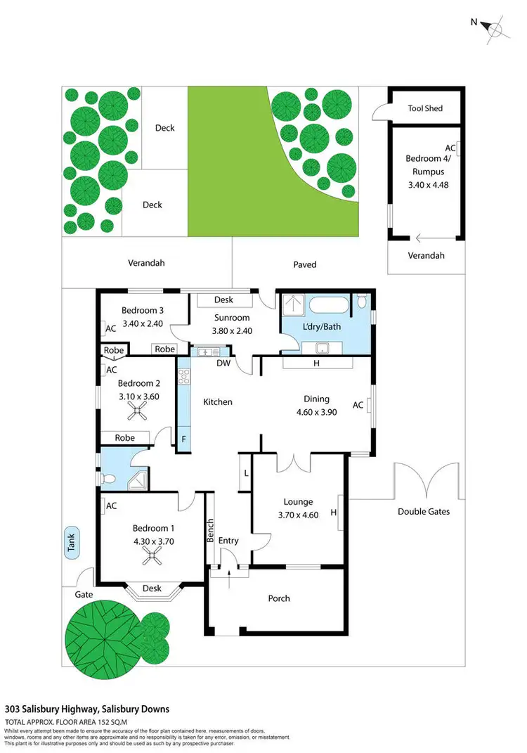 Floorplan of Homely house listing, 303 Salisbury Highway, Salisbury Downs SA 5108