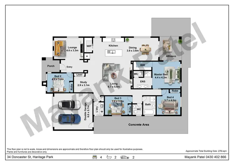 Floorplan of Homely house listing, 34 Doncaster Street, Heritage Park QLD 4118