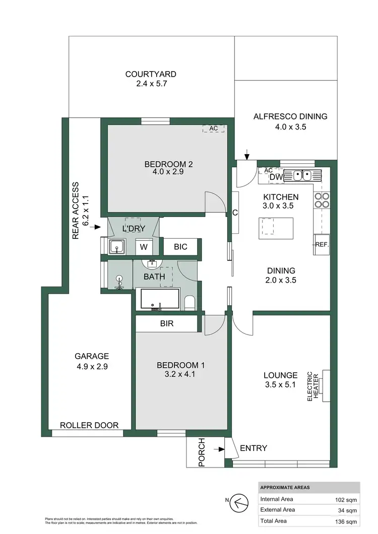 Floorplan of Homely unit listing, 3/81 Augusta Street, Glenelg East SA 5045